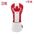 thumbnail image 1 of Golf Headcover Maple Leaf Styles PU Leather Soft Durable Golf Club Covers For Driver Fairway Hybrid Waterproof Protector Set 1, 1 of 6