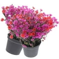 thumbnail image 4 of HONITANO 2Pcs Faux Potted Plants Indoor Multi Color for Living Room and Office Decoration, 4 of 8