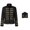 Black, variant on Womens Stand Collar Gold Button Uniform Jacket Long Cuff Band Oversized Cropped Cut for Cosplay Party Stage Performance Green S