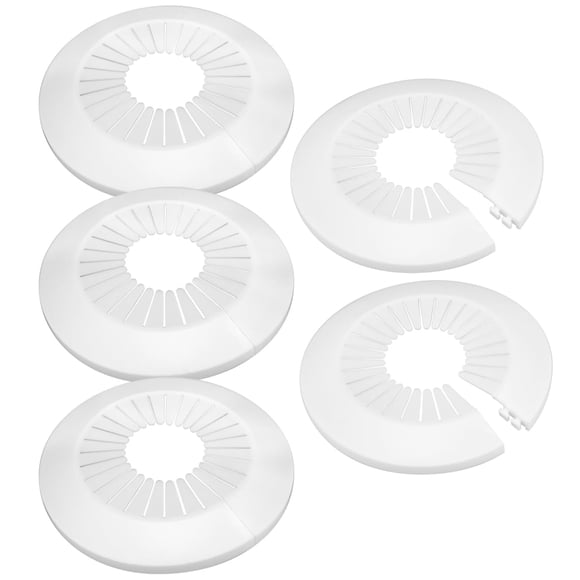 Placas protectoras de fontanería DVE-CUE para tuberías de agua de 60 a 78 mm, color blanco