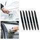 thumbnail image 5 of Tira de protección de borde de puerta Baoblaze Universal de rueda de labio delantero antiarañazos Negro 6Pcs, 5 of 8