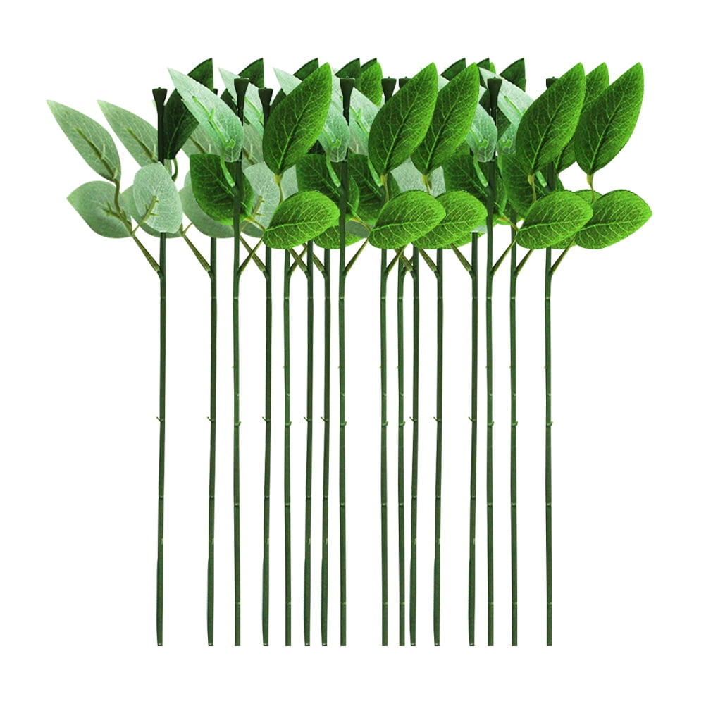 100pcs Florist Green White Coffee Paper Wrapped 26 Gauge Crafts Bouquet  Accessories Floral Wire Stems Wreath Making Flower DIY - AliExpress