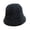 Black, variant on Womens Vertical Rib Knit Short Crown Bucket Hat with Slim Brim for Spring City Commute Caf茅 Meetup Weekend Window Shopping Soft Light Casual Headwear Beige
