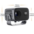 thumbnail image 3 of PEONAVET A Projector A Projector A10 Projecteur Portable Projecteur 4K Projecteur Intelligent, 3 of 9
