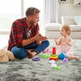 thumbnail image 3 of YJ.GWL Soft Fluffy Area Rugs Tie-Dye Shaggy Rug Colorful Plush Carpet for Bedroom Living Room Kids Home Decor Fuzzy Carpets,4'x6',Grey, 3 of 6