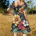 thumbnail image 3 of Flower Power Dress Elegant Dresses Plus Sizes Dress Summer 2025 Women Long Dress Women Women's Dress, 3 of 6