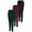 Black/Maroon/Deep Forest, variant on Cool DRI Women’s Legging, 3-Pack, Moisture-Wicking Performance Black/Maroon/Deep Forest 2XL