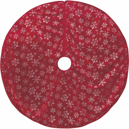 Holiday Time Christmas Decor Red Snowflake Tree Skirt - Walmart.com Holiday Time Christmas Decor Red Snowflake Tree Skirt - Holiday Time Christmas Decor Red Snowflake Tree Skirt - Walmart.com