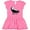 Raspberry with Polka Dots, variant on Inktastic Animals Cute Skunk Wasn't Me Girls Baby Dress