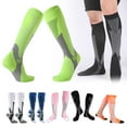 thumbnail image 2 of 1 Pair/3 Pairs Men Compression Socks, Breathable Stretchy Thickened Non-slip Knee High Sport Socks for Autumn Winter, 2 of 8