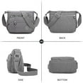 thumbnail image 2 of KXF Multi Pockets Waterproof Nylon Crossboby Bag for Women Roomy Tote Travel Shoulder Bag Handbag Purse, 2 of 7