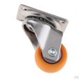 thumbnail image 1 of Paquete de 8 Ruedas Giratorias Ruedas Industriales Resistentes con licencia para Muebles Y Banco de Trabajo, 1 , Naranja, 1 of 5