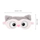 thumbnail image 2 of Antifaz para dormir con diseño de animales de dibujos animados, antifaz de peluche con forma de búho que bloquea la luz, ideal para niños, adultos, para relajarse en casa, en la oficina y en viajes., 2 of 6