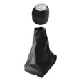 thumbnail image 3 of 5/6 Speed Gear Shift Knob+Gaiter+Base for Saab 9-3 93 2003-2012 Accessory Black 5 Speed＋Cover, 3 of 10