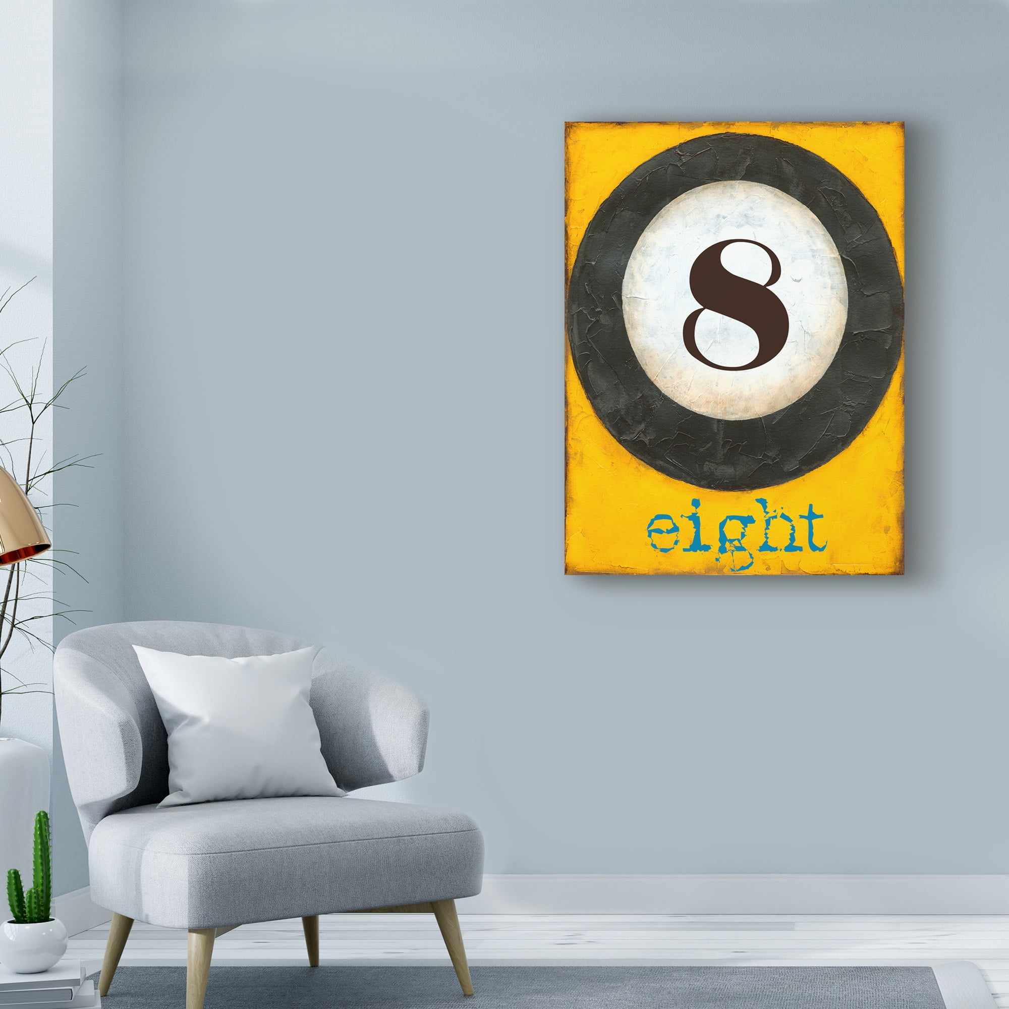 Trademark Fine Art 'Graphic Pool VIII' Canvas Art by Jennifer Goldberger