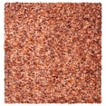 thumbnail image 4 of SAFAVIEH Rio Kynaston Solid Polyester Shag Area Rug, Rust/Ivory, 6' x 6' Square, 4 of 9