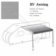 thumbnail image 4 of 12-20' RV Awning Fabric Vinyl Replacement Heavy Duty for Camper Trailer 8' Width, 4 of 10