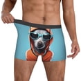 thumbnail image 2 of Salouo Cool Dog In Hoodie Print Men's Boxer Briefs,Breathable Underwear Elastic Waistband Briefs for Men -Small, 2 of 8