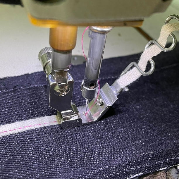 OFFIGAM Pies Prensatelas Para Máquina De Coser De Acero Inoxidable Plateados Accesorios Multifuncionales