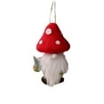 thumbnail image 2 of YOHAVEN Dwarf Faceless Gnome Christmas Tree Ornament Wool Mushrooms Pendant for Holiday Tree Table Mantle Indoor Outdoor Decorations, Festive Christmas Decor, Xmas Decorations, 2 of 6