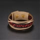 thumbnail image 2 of Pulsera de tejido retro multicapa de moda para hombres y mujeres Accesorio de joyería simple (rojo oscuro), 2 of 3