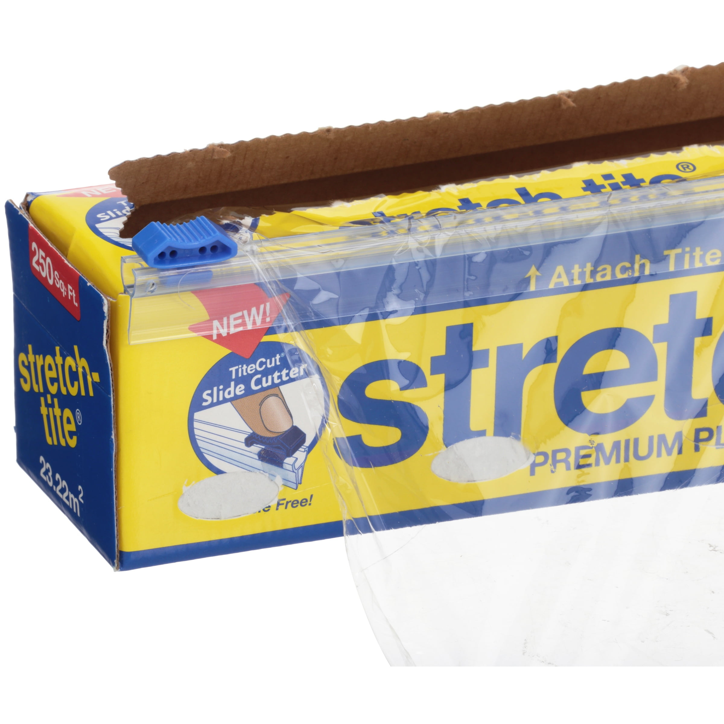 Stretch Tite Premium Food Wrap With Titecut Slide Cutter 12" X 250 SQ FT for sale online 
