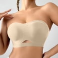 thumbnail image 4 of Women's Solid Color Strapless Tube Top Bra with Side Buckle Adjustable Elastic Band for Daily Wear, 4 of 9