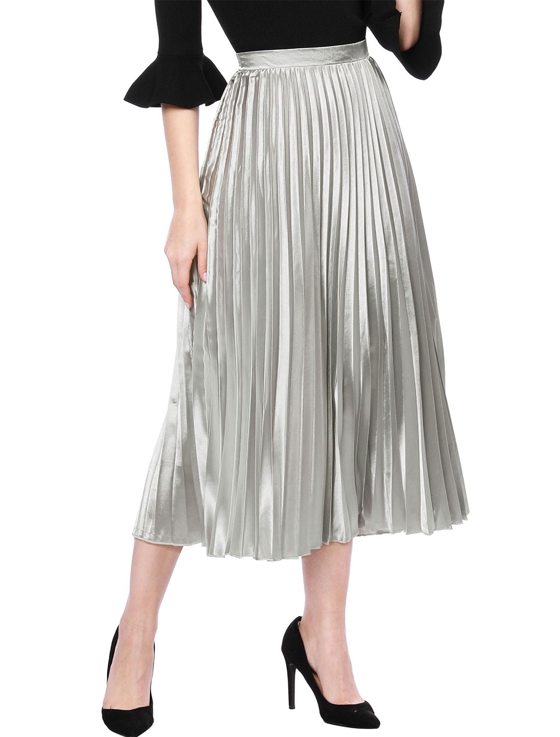 silver skirt