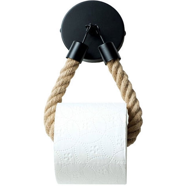 Escobilla de baño, portaescobilla de cerámica y escobilla de baño negra, cerámica - plástico, ø17,0x41,5 cm, color blanco - Blanco