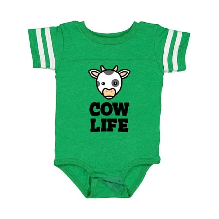

Inktastic Cow Life Gift Baby Boy or Baby Girl Bodysuit