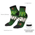 thumbnail image 6 of Fuzoiu Merry Christmas Print Adult Socks, Crew Moisture-wicking Socks, Unisex Cushion Crew Socks,Casual Sports Ankle Socks, 6 of 7