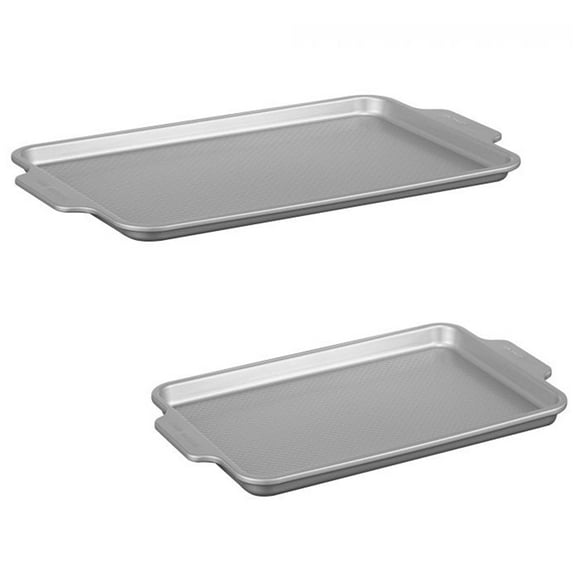 Starfrit The Rock Wave Set of 2 Carbon Steel Griddles, 10' x 15' and 11' x 17.5'