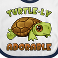 thumbnail image 4 of Inktastic Turtle-ly Adorable Cute Turtle Boys or Girls Baby Bib, 4 of 4