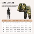 thumbnail image 4 of Lsque Deep Forest Stone Green Dragon Pattern Long Sleeve Pajama Set for Women - Soft 2-Piece Sleepwear and Loungewear Set with Pockets, Comfy Nightwear-XX-Large, 4 of 7