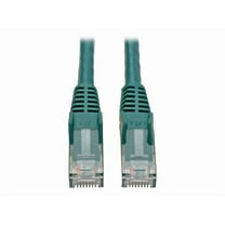 Tripp Lite Cat6 GbE Snagless Molded Patch Cable UTP Green RJ45 M/M 4ft