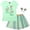 Green, variant on Star Wars The Child Big Girls T-Shirt and Tulle Skirt 4 Piece Outfit Set Toddler to Big Kid
