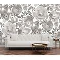 thumbnail image 7 of REMIX Walls by Katie Hunt Blooming Floral Dove Grey Wall Mural, 7 of 7