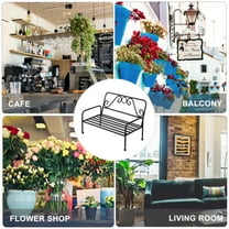 Worgeous 1pc Funny Plants Stand Flowerpot Holder Iron Art Chair Model Flower Pot Holder