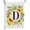 D, variant on Summer Sunflower Eucalyptus Leaves Monogram Letter M Garden Flag 12x18 Inch Double Sided Small Burlap Family Last Name Initial Outside Yard Flag CF1459-12