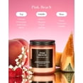 thumbnail image 2 of M&SENSE Pink Beach Sands Natural Soy Candle, Pineapple & Coconut Scented Candles for Women & Men, 7.05oz 50 Hours Non Toxic Candle Romantic Fragrance Gifts for Couples, 2 of 8
