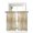 Gold, variant on Yellow Gray Burst Curtains 45 Inch Length,Sheer Curtains for Bedroom Living Room Window Modern Abstract Art Oil Painting Gradient Rod Pocket Drapes Kitchen Curtains Small Half Window 42"x45" 2 Panels