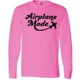 thumbnail image 3 of Inktastic Airplane Mode Long Sleeve T-Shirt, 3 of 5
