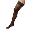 thumbnail image 3 of Womens Plus Size Hosiery Black Sheer Lace Top Stay Up Silicone Thigh High Stockings, 3 of 6
