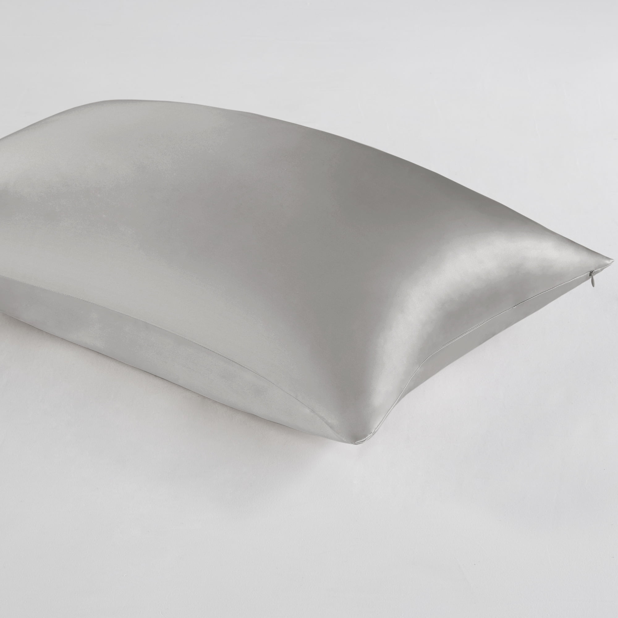 Comfort Classics Silk 100% Mulberry Single Pillowcase, Queen, Grey