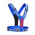 thumbnail image 4 of Chaleco reflectante LED de 360  degree Chalecos iluminados Alta visibilidad para hombres Mujeres Jogging azul shamjiam Chaleco reflectante para correr, 4 of 8