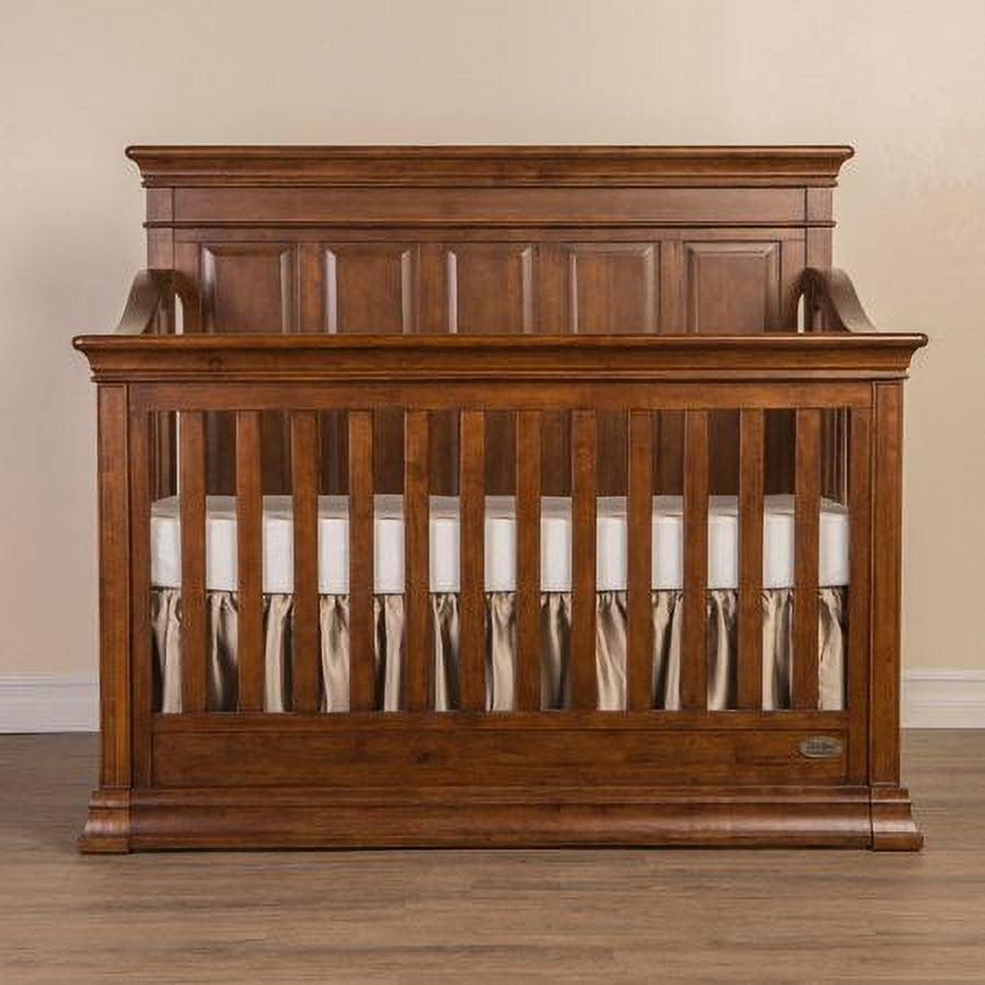evolur Napoli 5 in 1 Convertible Crib Color Antique Mist Walmart