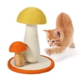 thumbnail image 4 of Mushroom Cat Scratch Post, Fine Sisal Boredom Relief Cute Kitten Climbing Post Skin Friendly Sturdy Structure Interactive Claw Grinding  For Indoor, 4 of 8