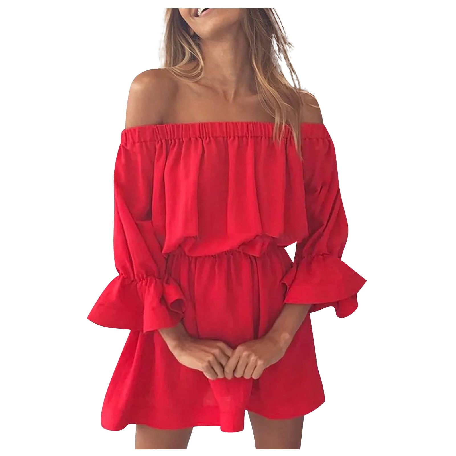 strapless open back dress Chic Evening Off-The-Shoulder Mini Dress main image 0