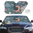 thumbnail image 2 of Kdxio Watermelons Dachshunds Print Windshield Sun Shade,UV Rays and Sun Heat Protection,Sunshade for Car Windshield,Car Shade Front Windshield -, 2 of 6