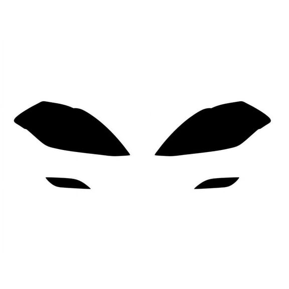 Rvinyl Headlight Tint Covers Compatible with Toyota Sienna 2006-2010 - Blackout Smoke